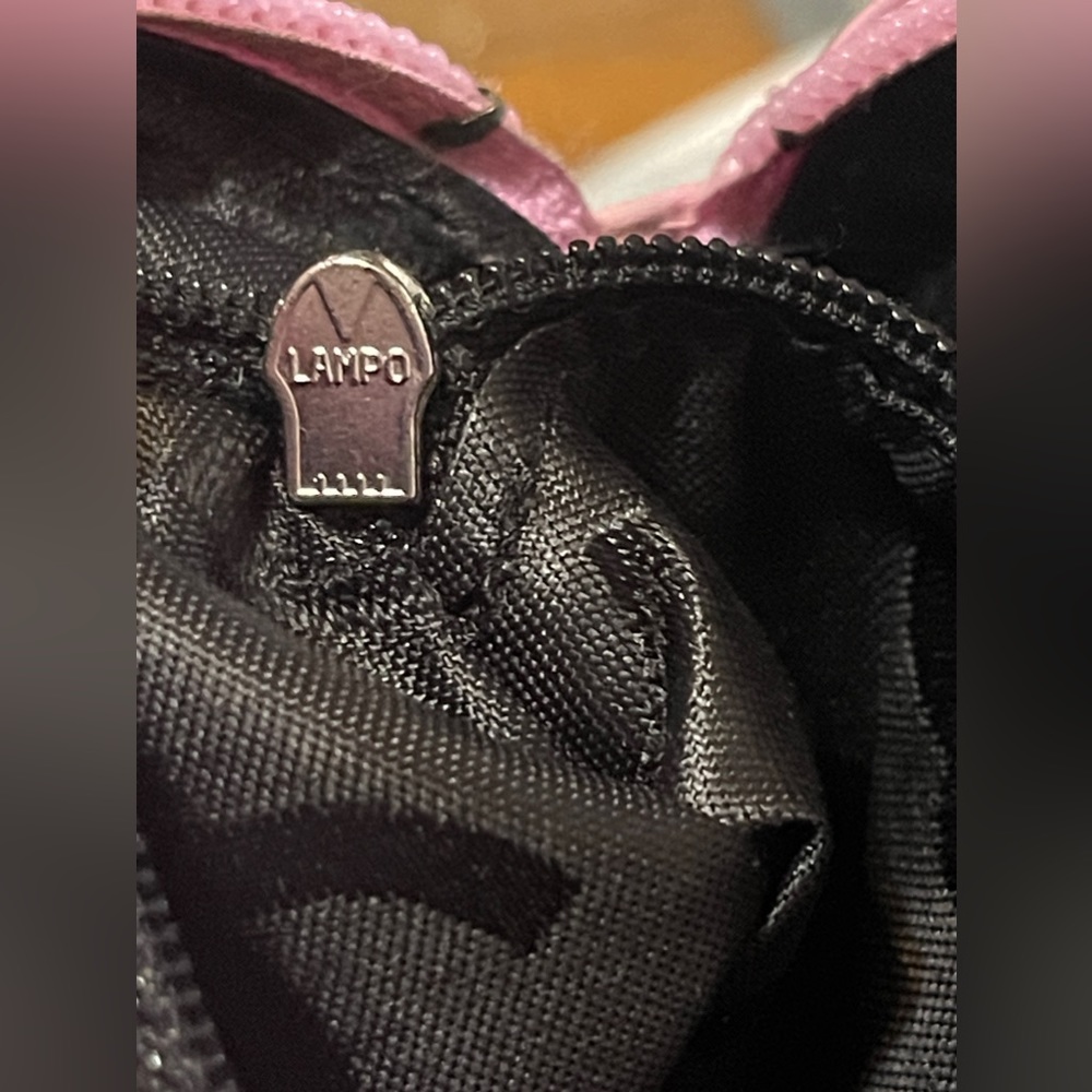 Authentic Chanel Cambon crossbody quilted Pink & black lambskin Y2K EUC - Picture 12 of 16